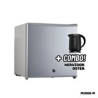 Frigobar BORD 50 L Silver MI50S-M + Hervidor OSTER Negro