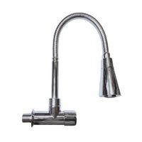 Llave de Lavadero para Pared Flexible Cónico C&A