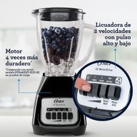 LICUADORA BLSTKAG-BPB-053 OSTER 2 VELOCIDADES 1.5L NEGRO