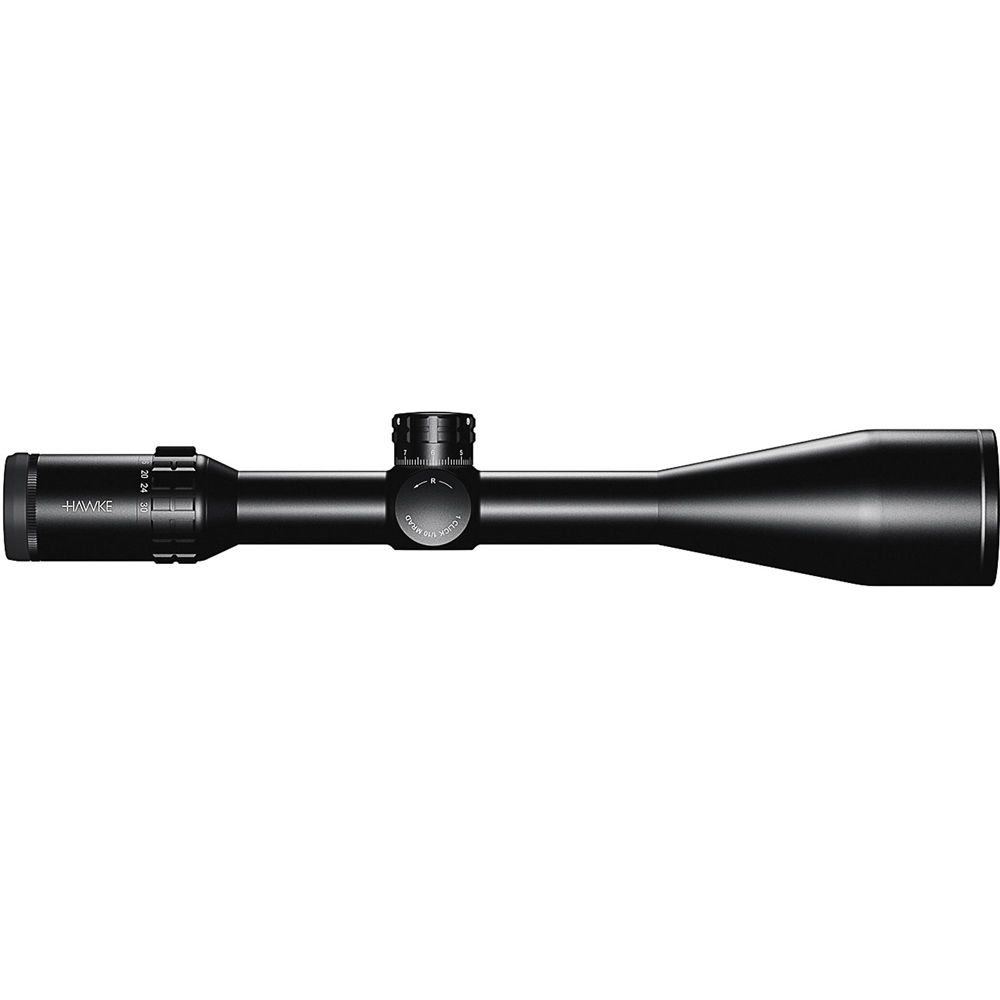 Hawke Sport Optics 5-30x56 Frontier 30 SF Riflescope con Retícula Iluminada Mil Pro, Ajustes de Ele