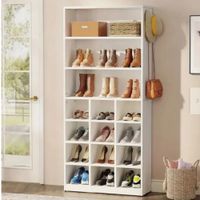 ZAPATERA XIO CON ESTANTE NACION MUEBLES BLANCO