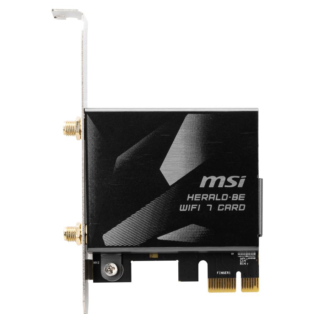Tarjeta de Red PCIe MSI HERALD-BE WiFi 7 MAX con Bluetooth 5.4