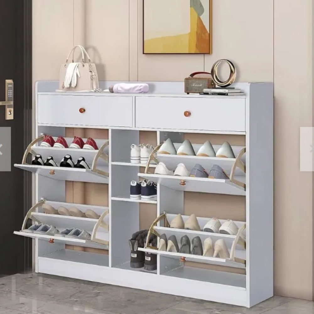 ZAPATERA HILET NACION MUEBLES BLANCO