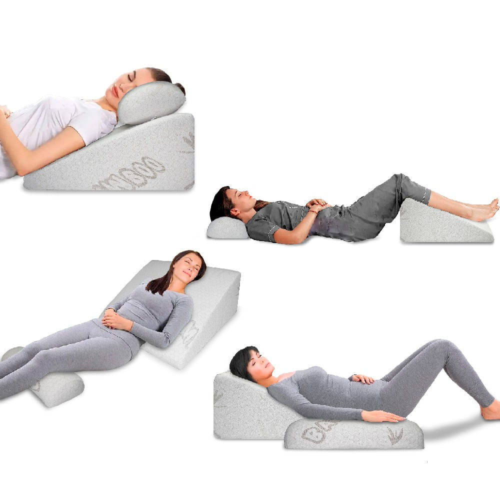 Cojín Antireflujo con Almohada Cervical Multiusos Teraflex 60x55x30cm