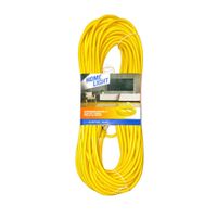 Extensión Electrica Vulcanizado 30 Metros x 3 Tomas Amarillo Home Light