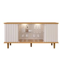 Vitrina Janice Nature- White