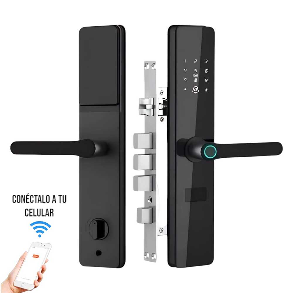 Cerradura Smart Digital 6 modos + 4 Seguros R7 + Asesoría Instalación