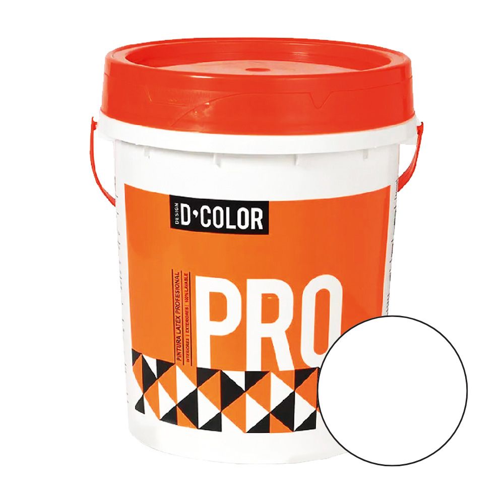 Pintura Látex D'Color Pro Blanco 20 litros