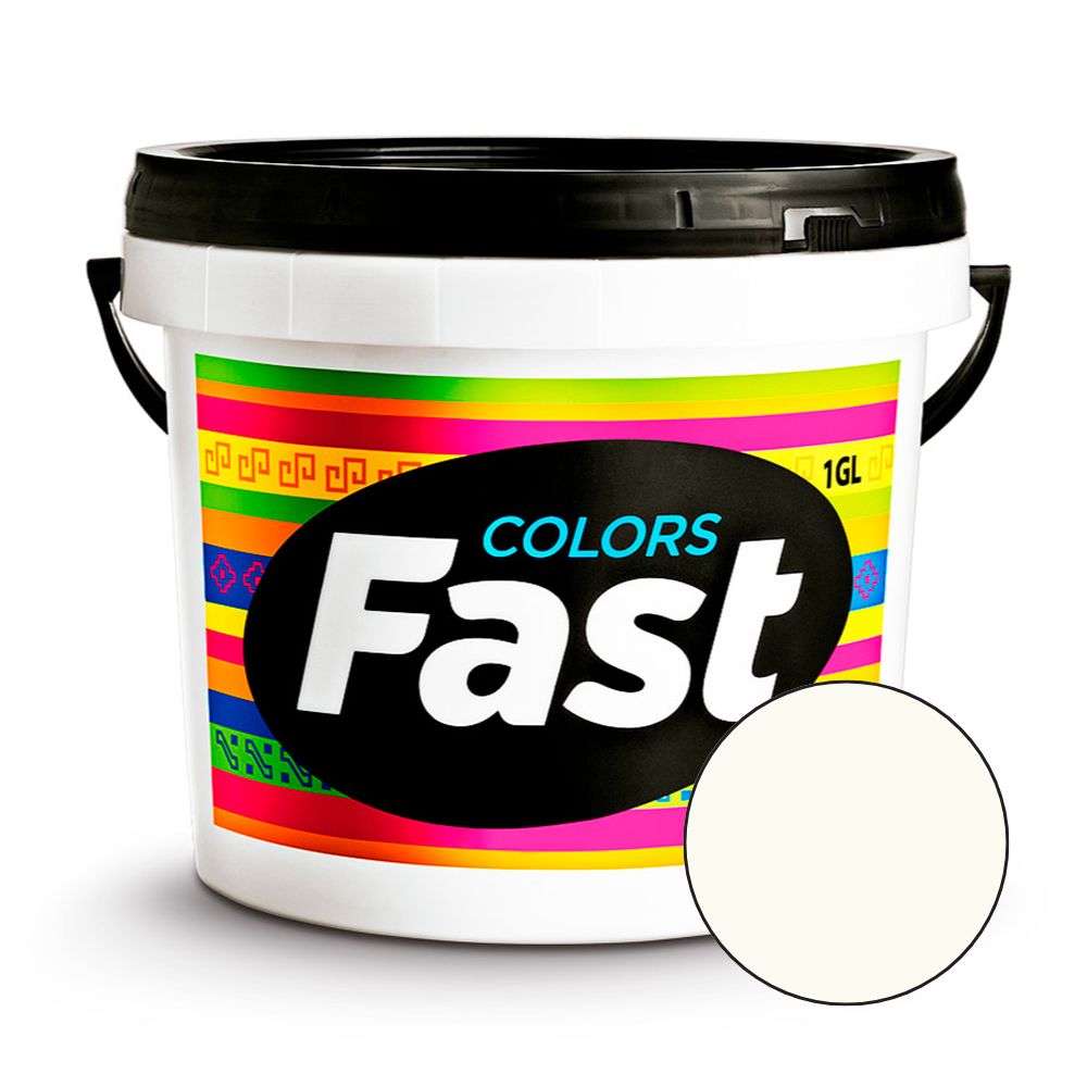 Pintura Látex Blanco Fast 1 galón Interior/Exterior