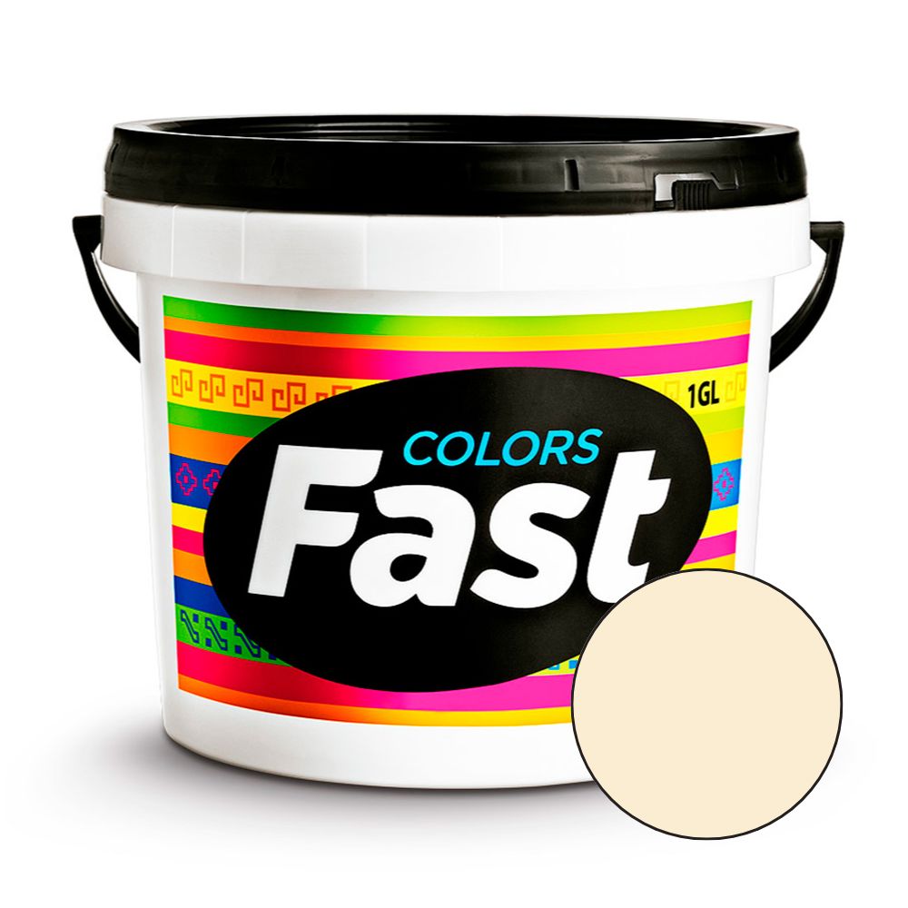 Pintura Látex Fast Marfil 1 galón