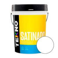 Pintura Satinada Tekno Blanco 4 galones