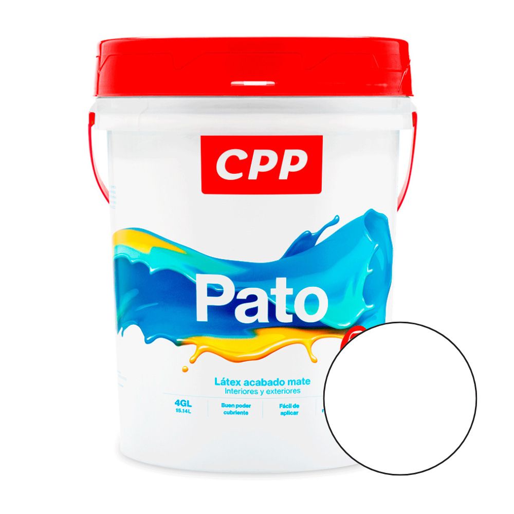 Latex Pato CPP Blanco 4 galones