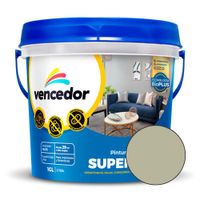 Pintura Látex Vencedor Supermate Antibacterial Nuevo Blanco Ostra 1 galón