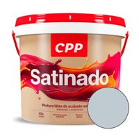 Pintura Látex Satinado CPP Gris Claro 1 galón