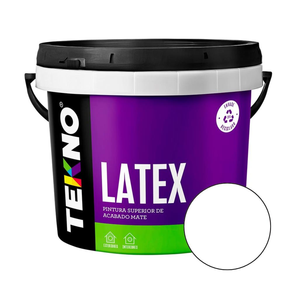 Pintura Látex Tekno TeknoLátex Blanco 1 galón