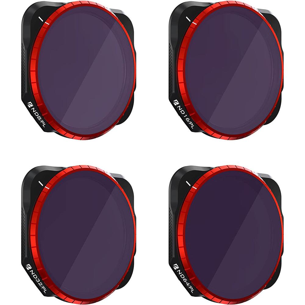Filtros Freewell Bright Day ND/PL para DJI Mavic 3 Classic (Paquete de 4) - ND8/PL, ND16/PL, ND32/P