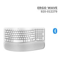 Teclado Inalámbrico Logitech Ergo Wave-Blanco