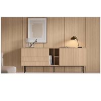 Aparador Minimalista Jacobo color Haya 2 puertas 3 cajones TU MESITA