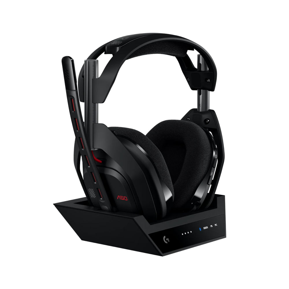 Audífono Con Micrófono Astro A50 Gen 5 Inalámbrico Bt Base Negro