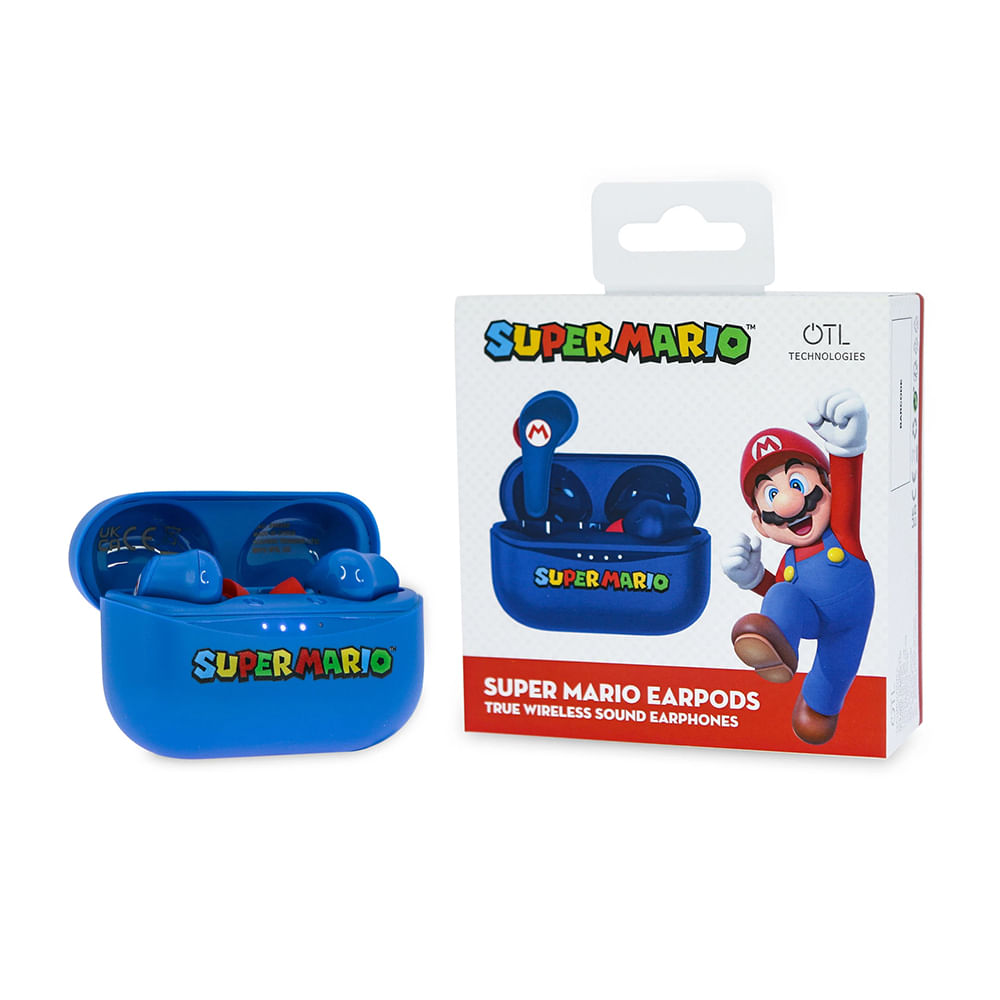 Auriculares inalámbricos OTL Super Mario TWS Earphones Color Azul