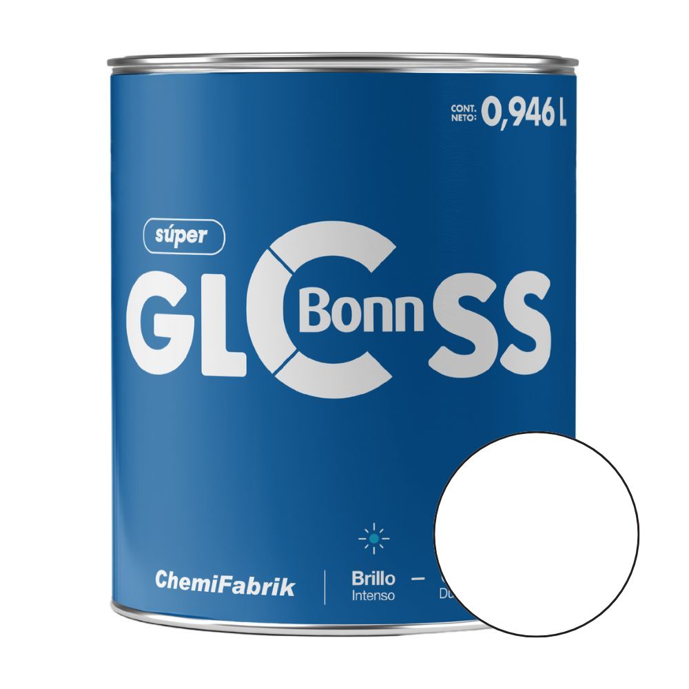Gloss Bonn Blanco 1/4 galón