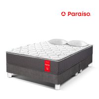 Cama Box Tarima PARAISO Superstar One Side Queen + 2 Almohadas + Protector