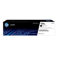 TONER HP 105A COLOR NEGRO, HASTA 1000 PAGINAS PARA IMPRESORA HP LASER 107A, 107W, 135A P/N: W1105A