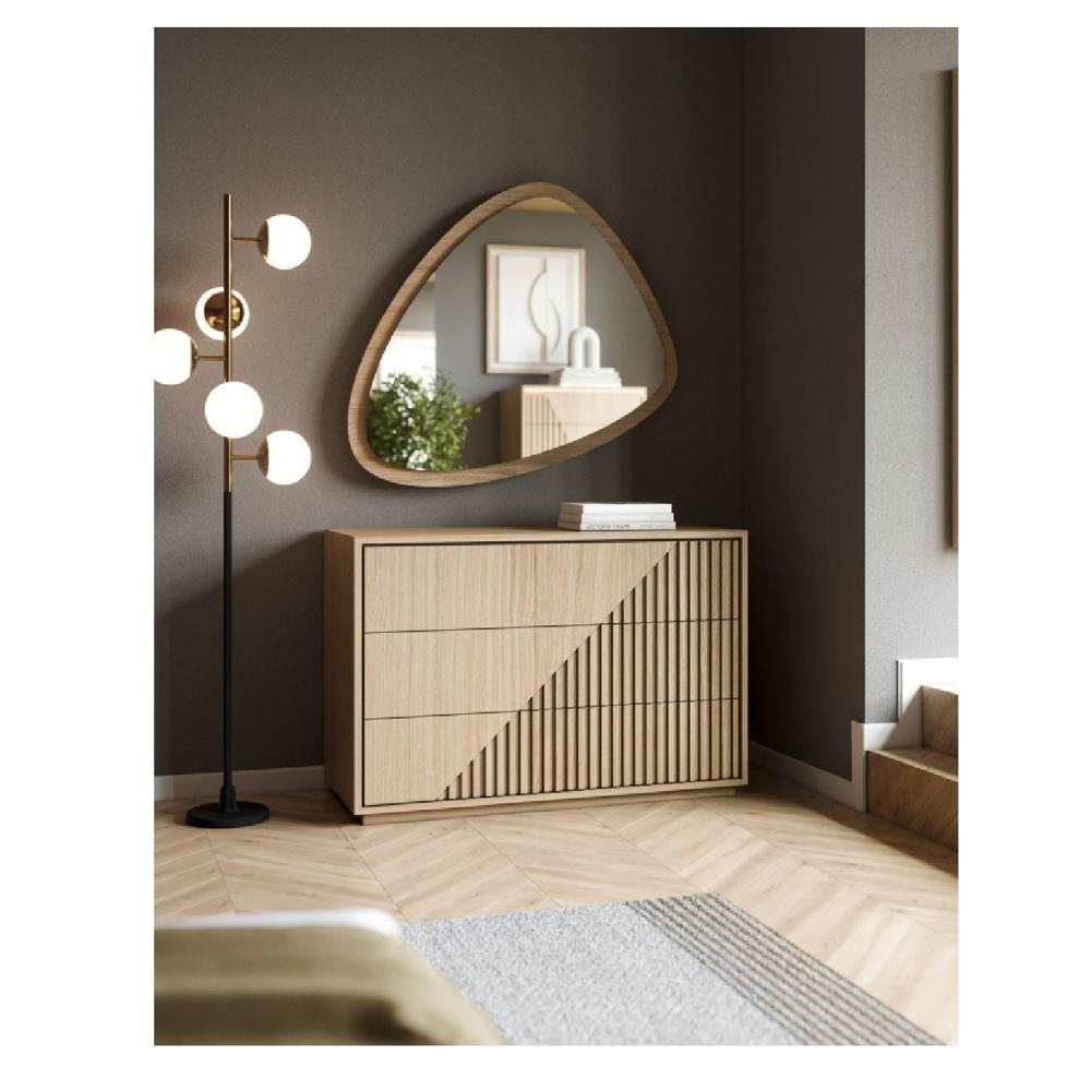 Cómoda con Diseño Exclusivo Mariana con 3 cajones color Haya TU MESITA