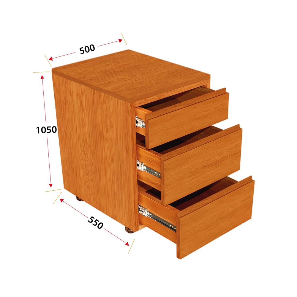 ARCHIVADOR DE MADERA 1050X500X550