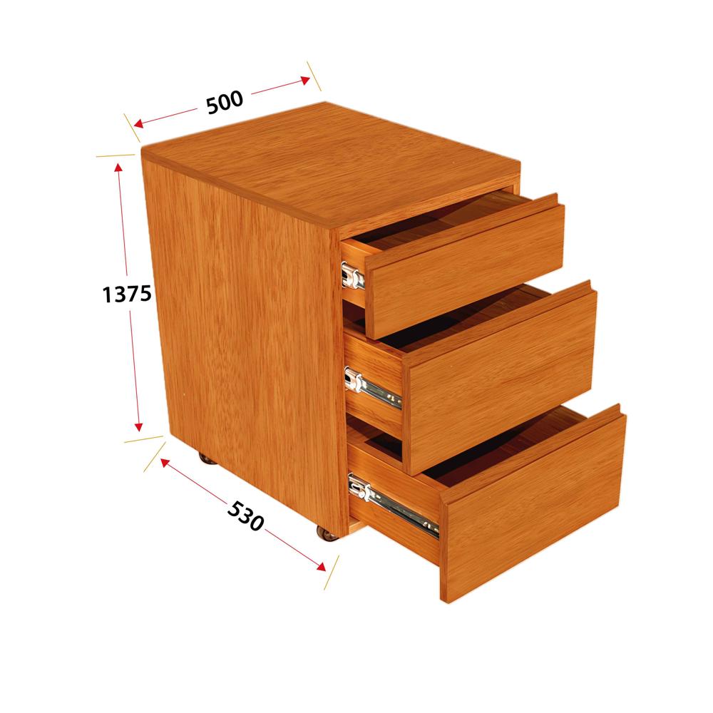 ARCHIVADOR DE MADERA 1375X500X530