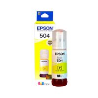 TINTA EPSON 504 COLOR AMARILLO, HASTA 6000 PAGINAS 70 ML, PARA ECOTANK L4150/ L4160 P/N: T504420-AL