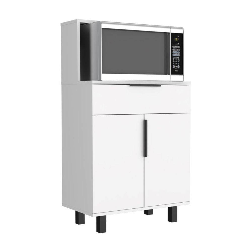 Mueble para Microondas Tuhome Oshawa 2 Puertas 1 Cajón Blanco