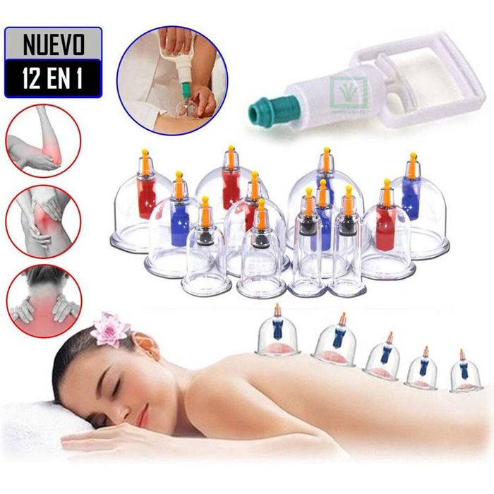 Ventosas para Masajes Kit 12 Piezas Promart