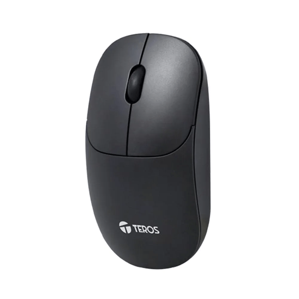 MOUSE ÓPTICO INALÁMBRICO TEROS TE-1217S, 1000 DPI, RECEPTOR USB, 3 BOTONES