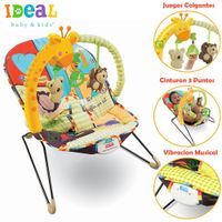 Mecedora para Bebes Musical y Vibrador Jirafa