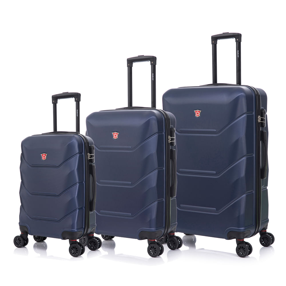 Maletas de Viaje Set de 3 Dukap Zonix Azul Marino - ZOJA