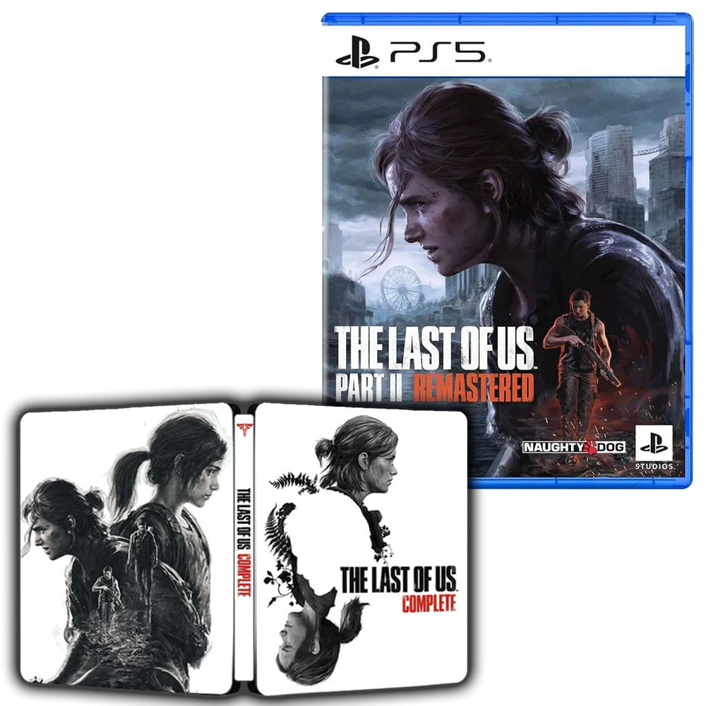 The last of US Part 2 Remastered Playstation 5 + Steelbook Mod.2