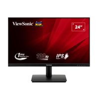 MONITOR VIEWSONIC 24"" 1920X1080 CLASS FHD IPS 250CD 16.7M COLORES 1MS 100HZ HDMI/ VGA P/N: VA240-H