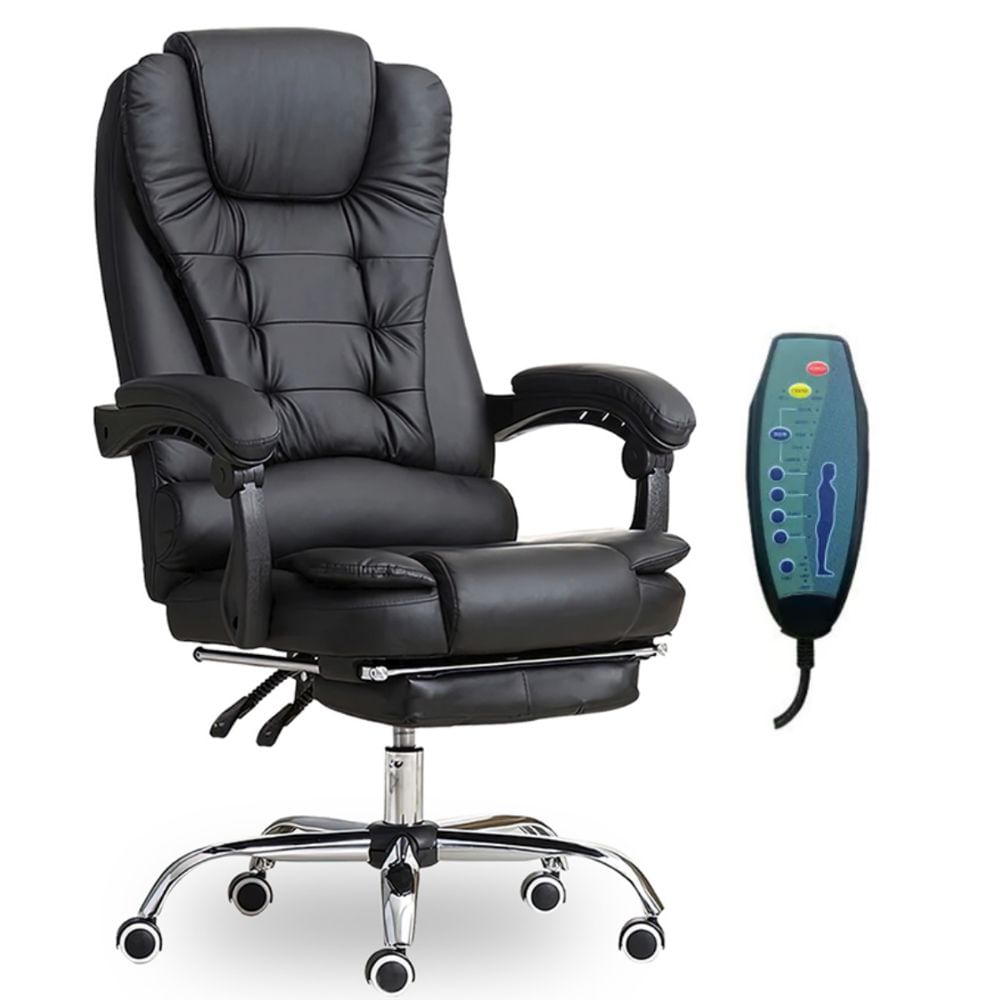 Silla Ergonómica Gerencial 7 vibromasajes Negro