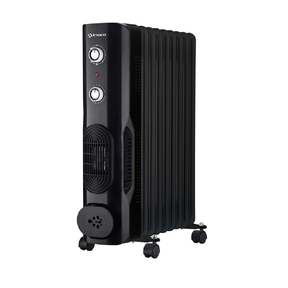 Estufa Termoradiador 9 Celdas Negro Imaco OFR9NK