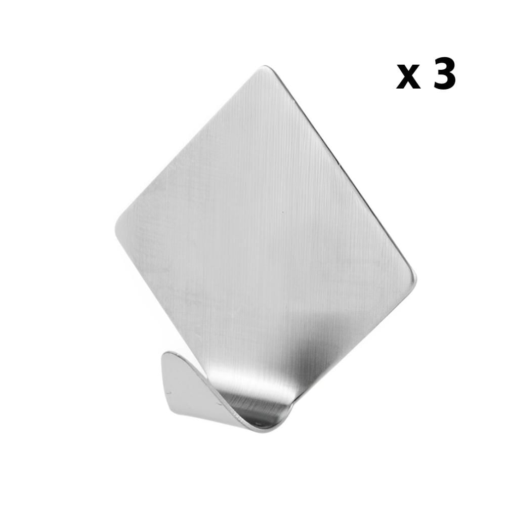 Set de Ganchos Autoadhesivos para Organizar y Colgar Rombo