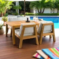 Comedor de Madera Cartago para 4 Personas Movenda