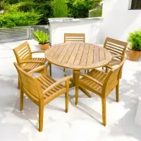 Comedor de Madera Arauca para 5 personas Movenda