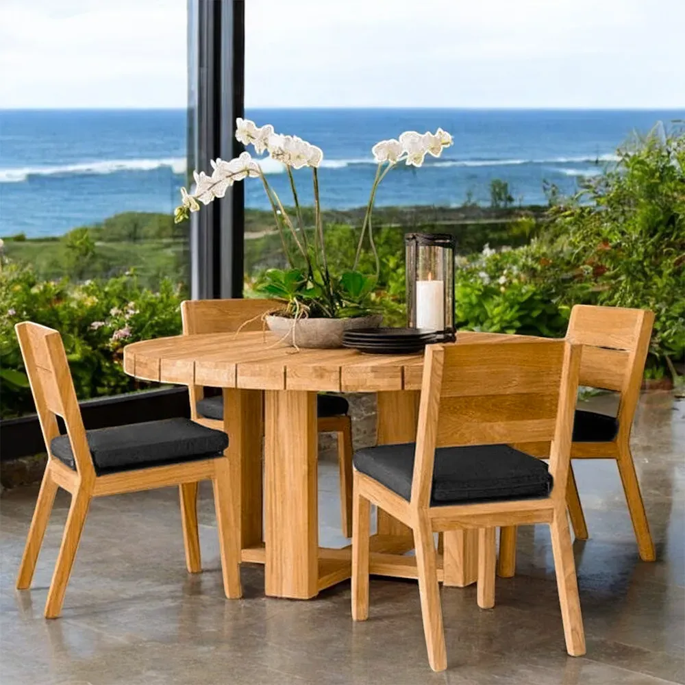 Comedor Redondo de Madera Marta para 4 Personas Movenda