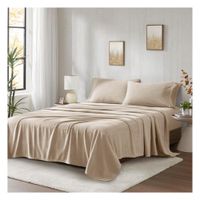 Sábanas polar 1 plaza beige Lima Tienda