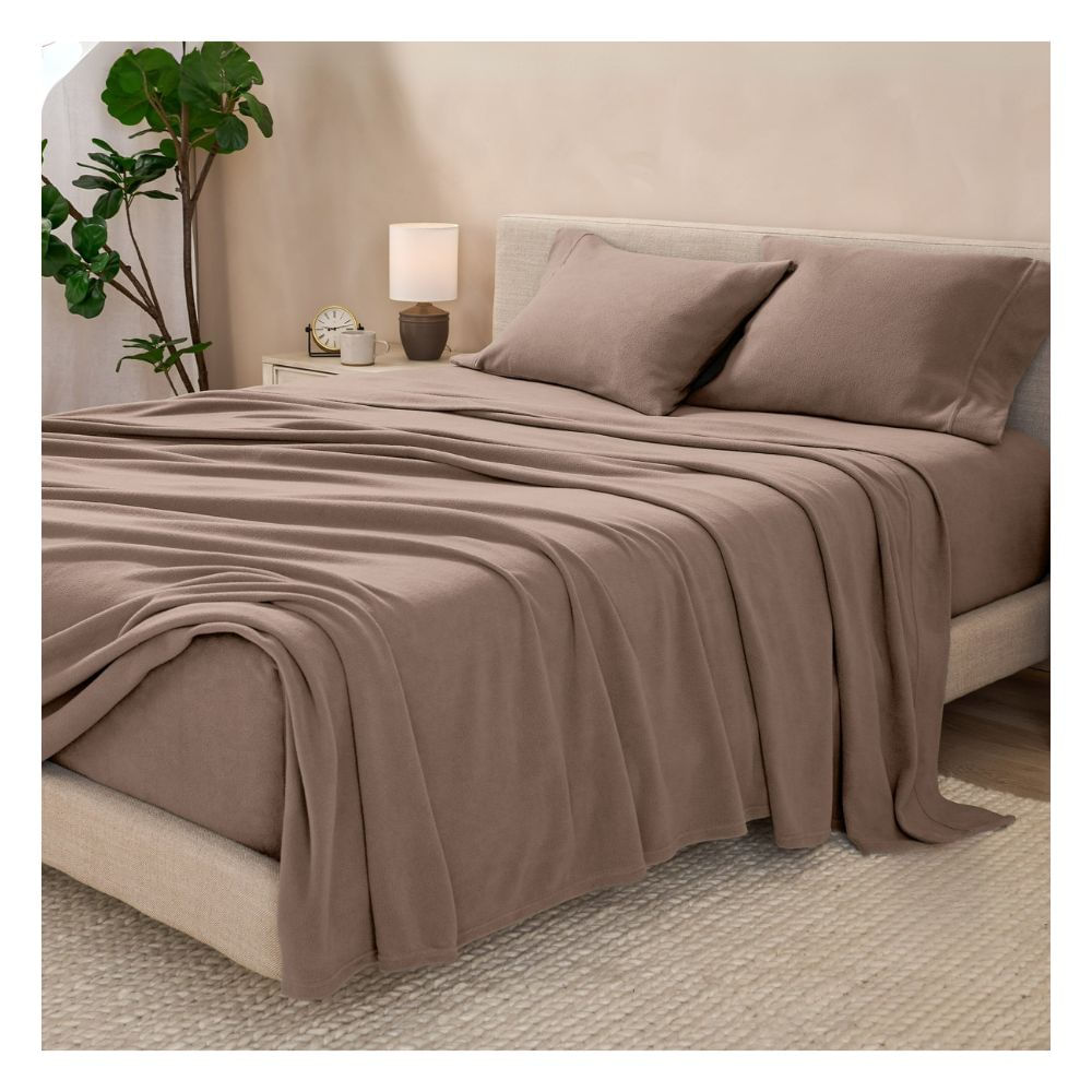 Sábanas polar king camello Lima Tienda