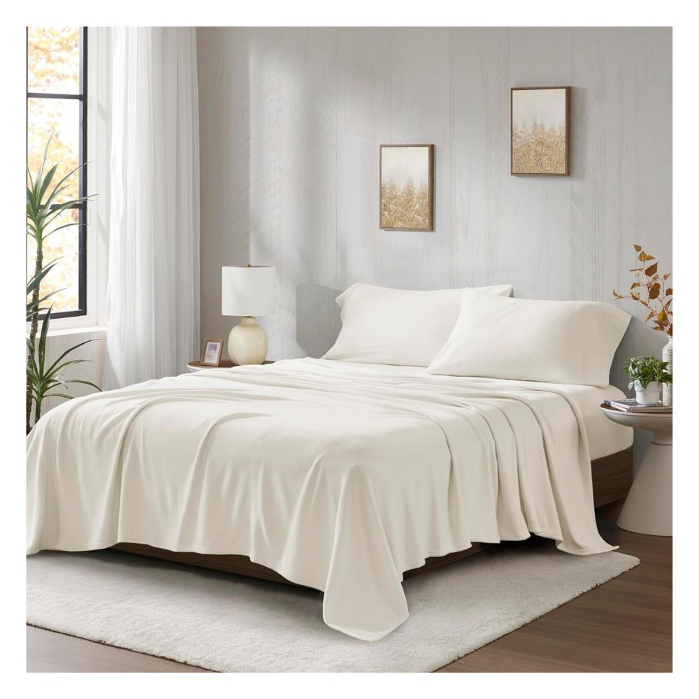 Sábanas polar 1.5 plazas perla Lima Tienda