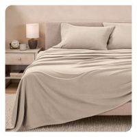 Sábanas polar premium queen avena Lima Tienda