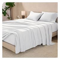 Sábanas polar 1.5 plazas blanco Lima Tienda