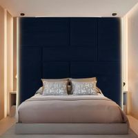Cabecera Arhus King - Azul Marino